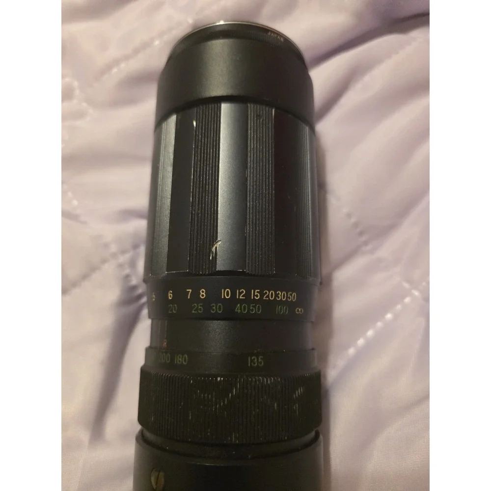 Takumar 200-300mm f/4.5 Telephoto Zoom Lens Aluminum Barrel Made in Japan 1970s